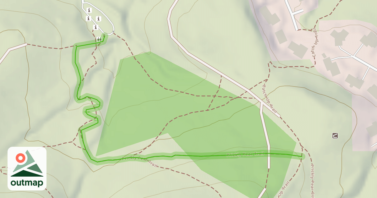 Map of Prickly Pear Trail