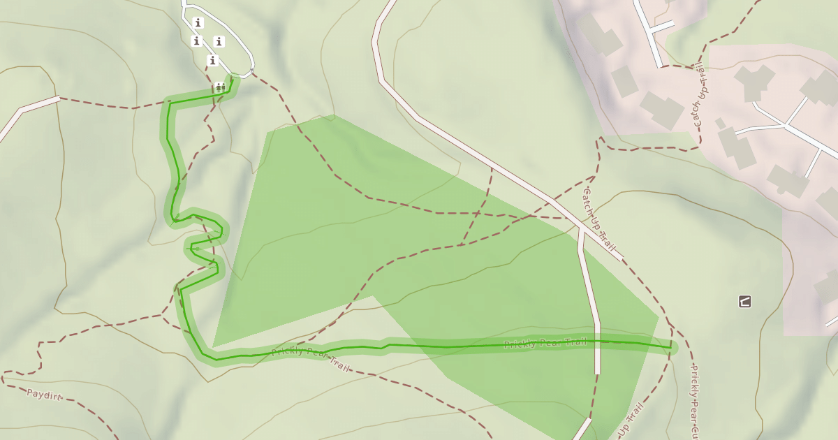 Map preview of Prickly Pear Trail
