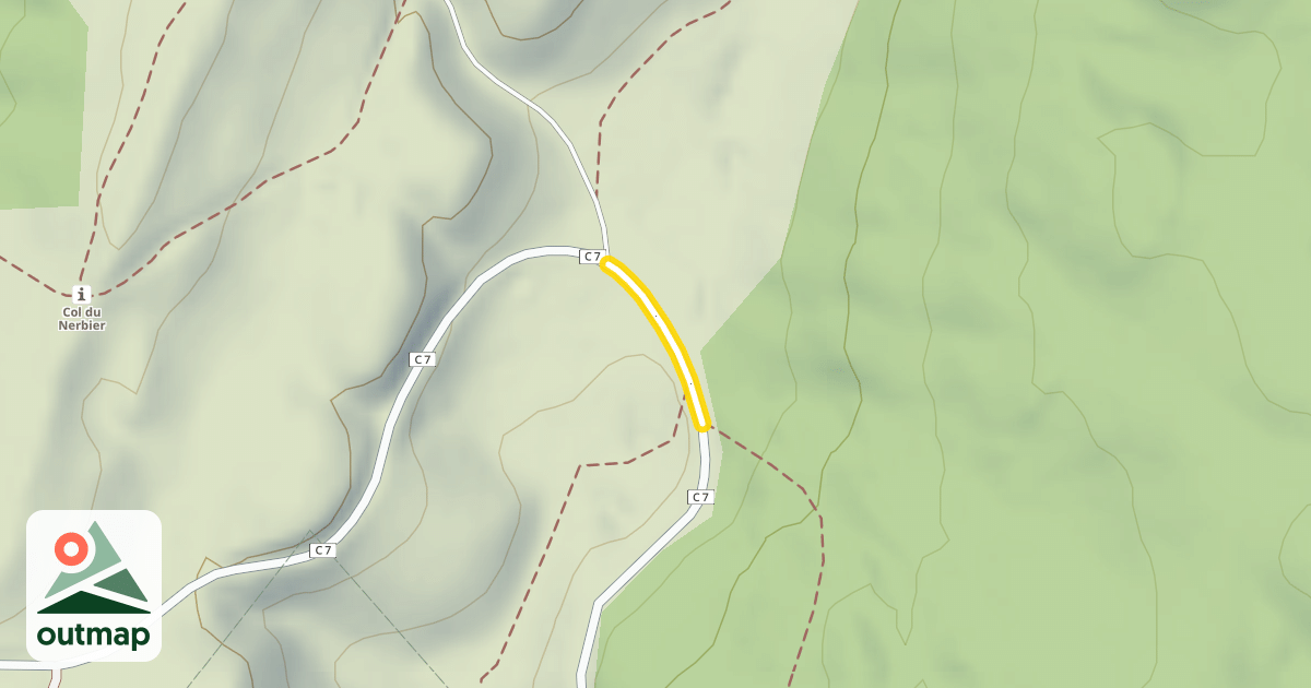 Map of Route de la Borne au Lion