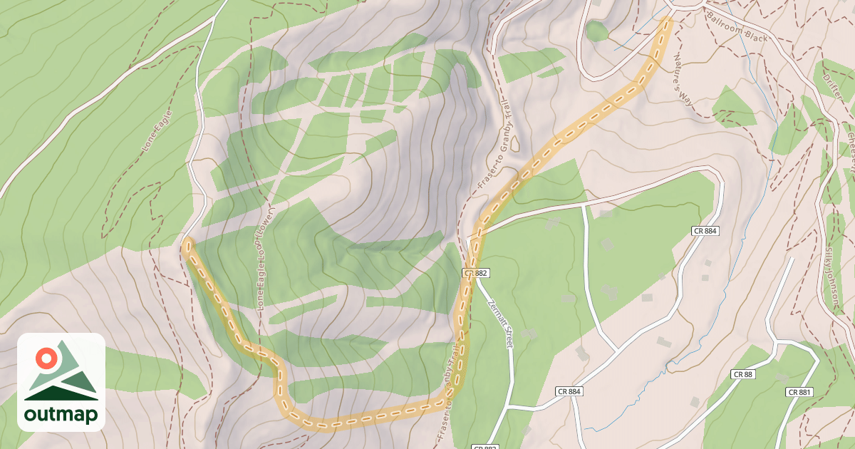 Map of Uphill Route