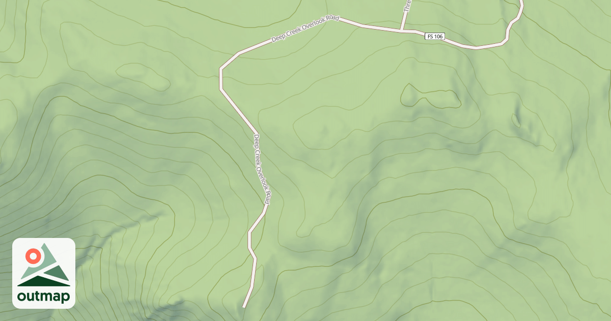 Map of DEEP CREEK OVERLOOK