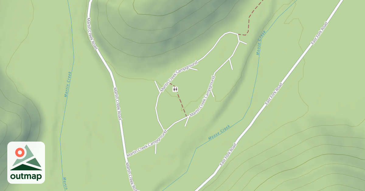 Map of (FDR) MARTIN CREEK CAMPGROUND