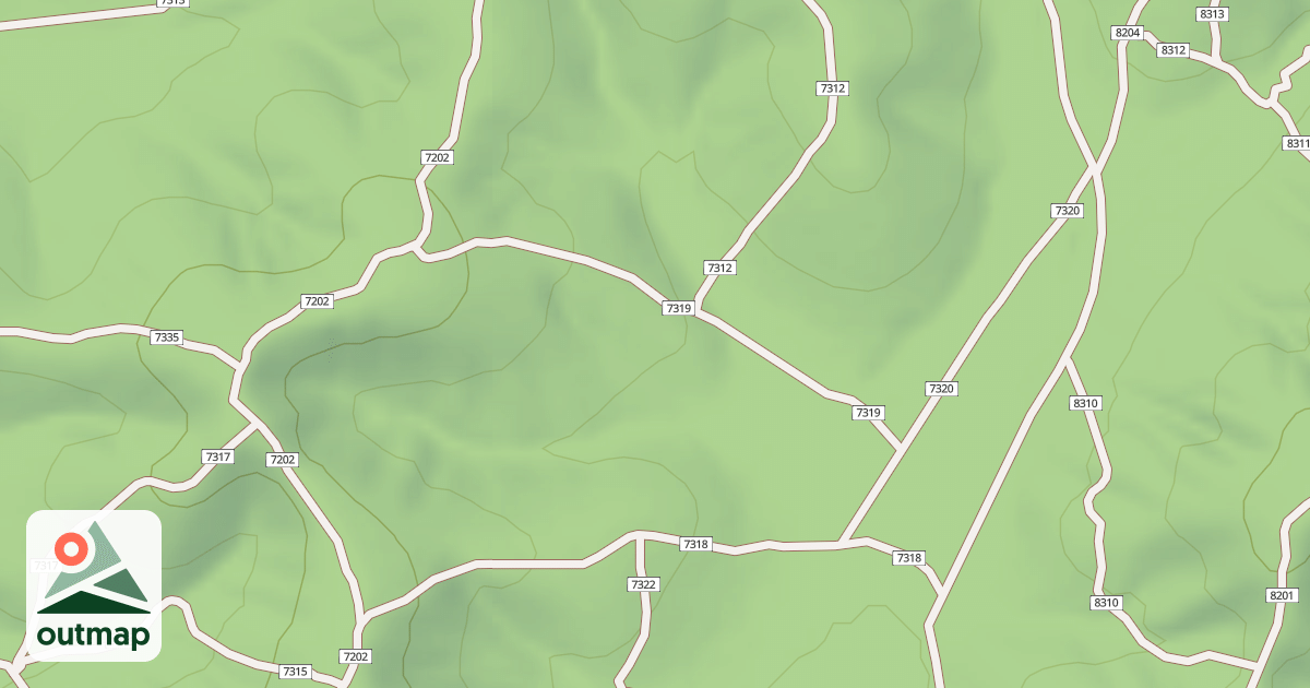 Map of USFS Motor Vehicle Use Map Trails 19472