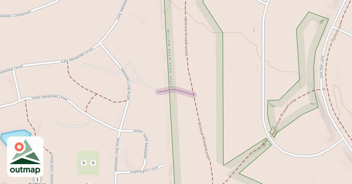 Map of Willow Creek Loop