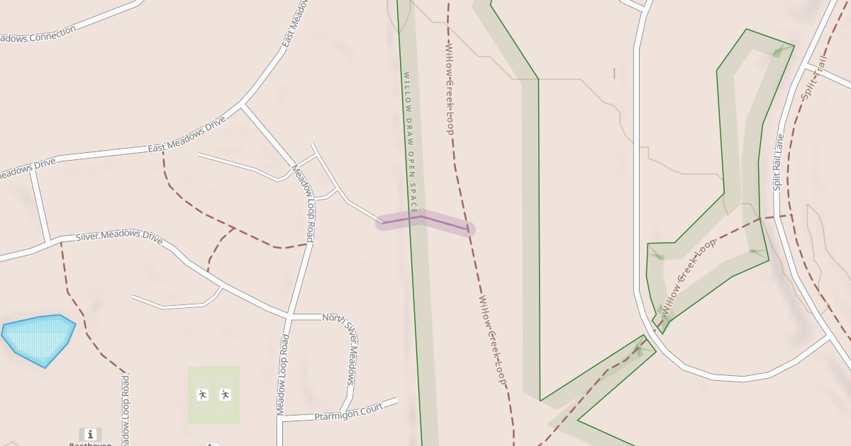 Map preview of Willow Creek Loop