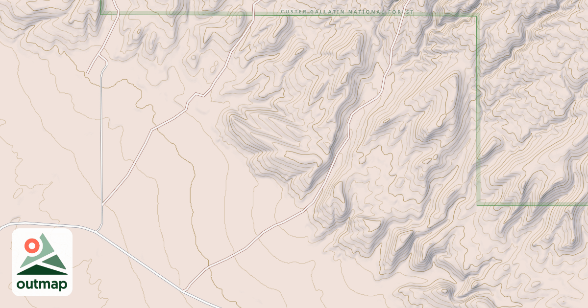 Map of Stockman Trail Road