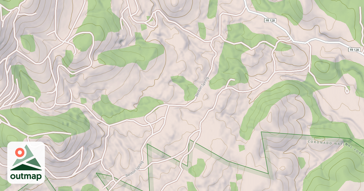 Map of BENTON SPRING