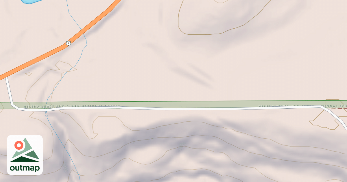 Map of RIDGE ROAD