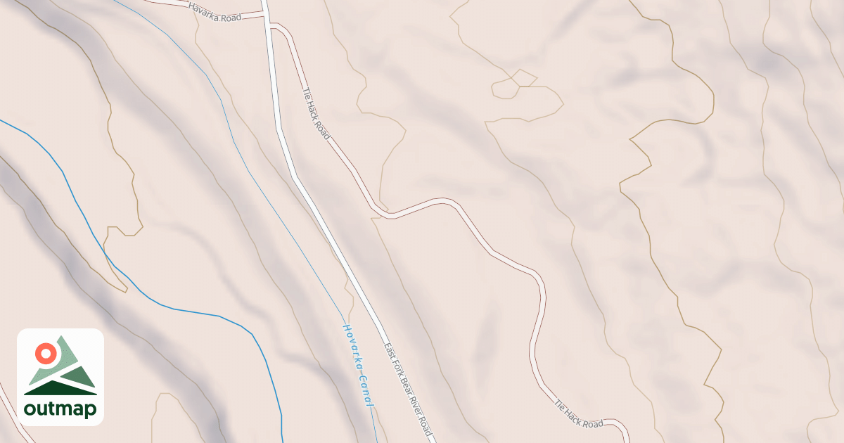Map of EAST FORK EAST
