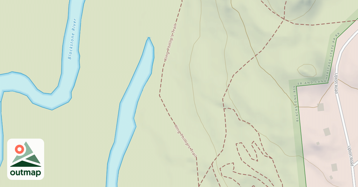 Map of King Phillip's Trail