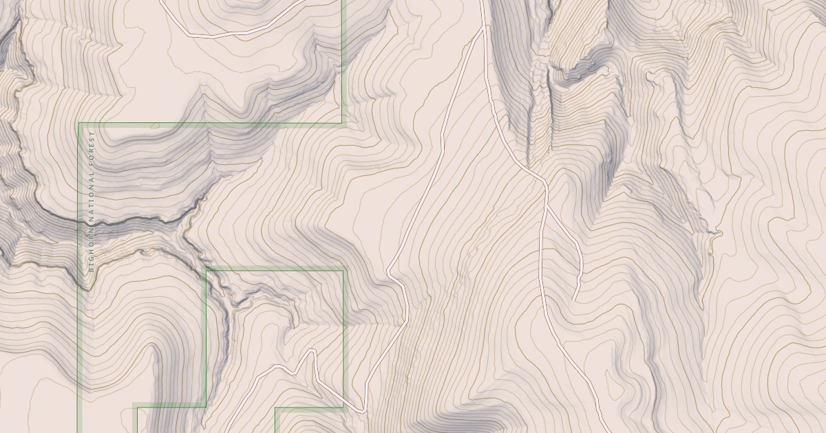 Map preview of COTTONWOOD COW CAMP