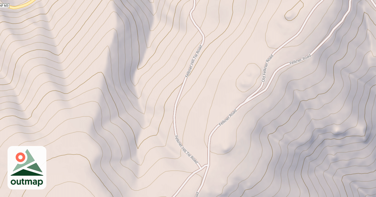 Map of FELKNER HILL TIE