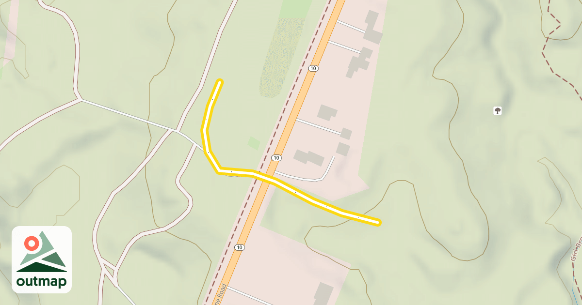 Map of Golf Course / Garipay Connector