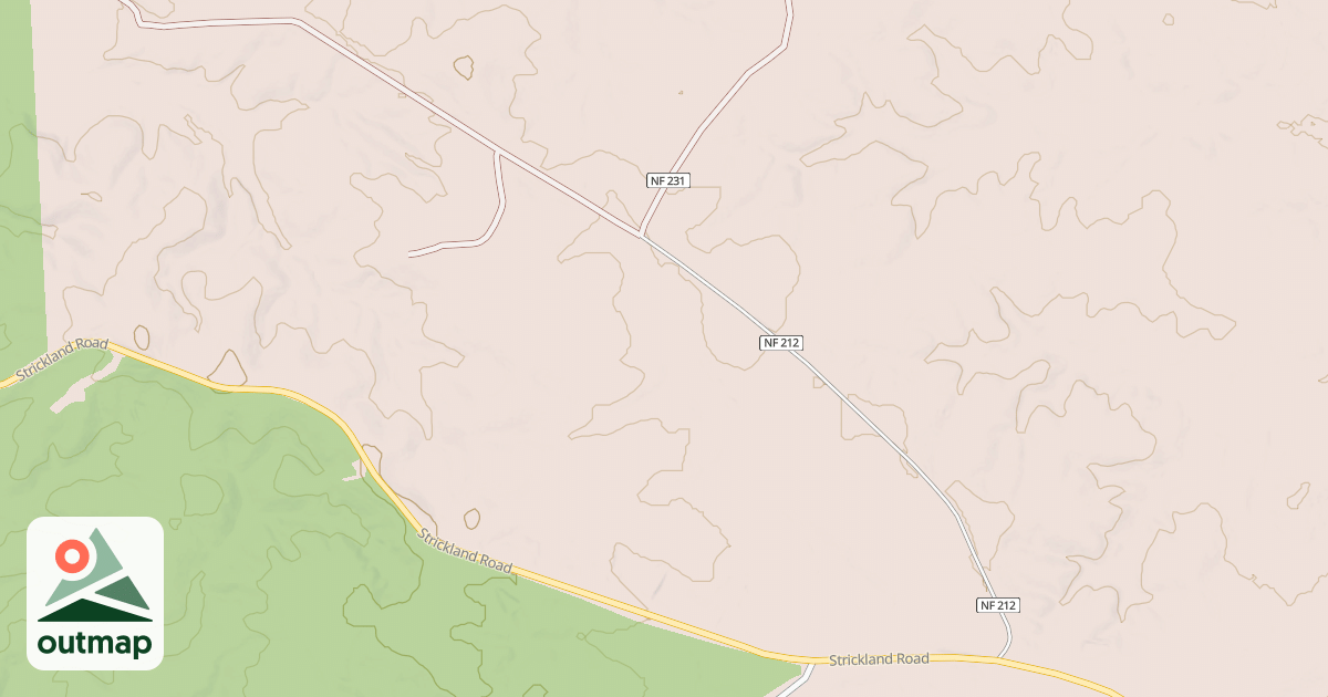 Map of USFS National Forest System Roads {C2F768D5-58C5-47D5-96DE-66CC6D49C702}