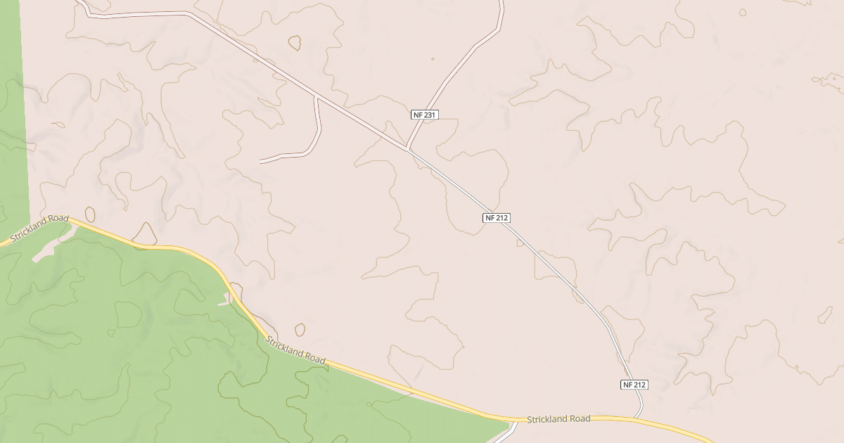 Map preview of USFS National Forest System Roads {C2F768D5-58C5-47D5-96DE-66CC6D49C702}