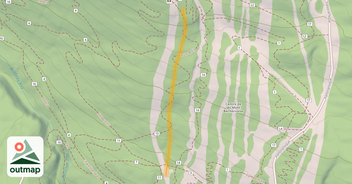 Map of Sous Bois