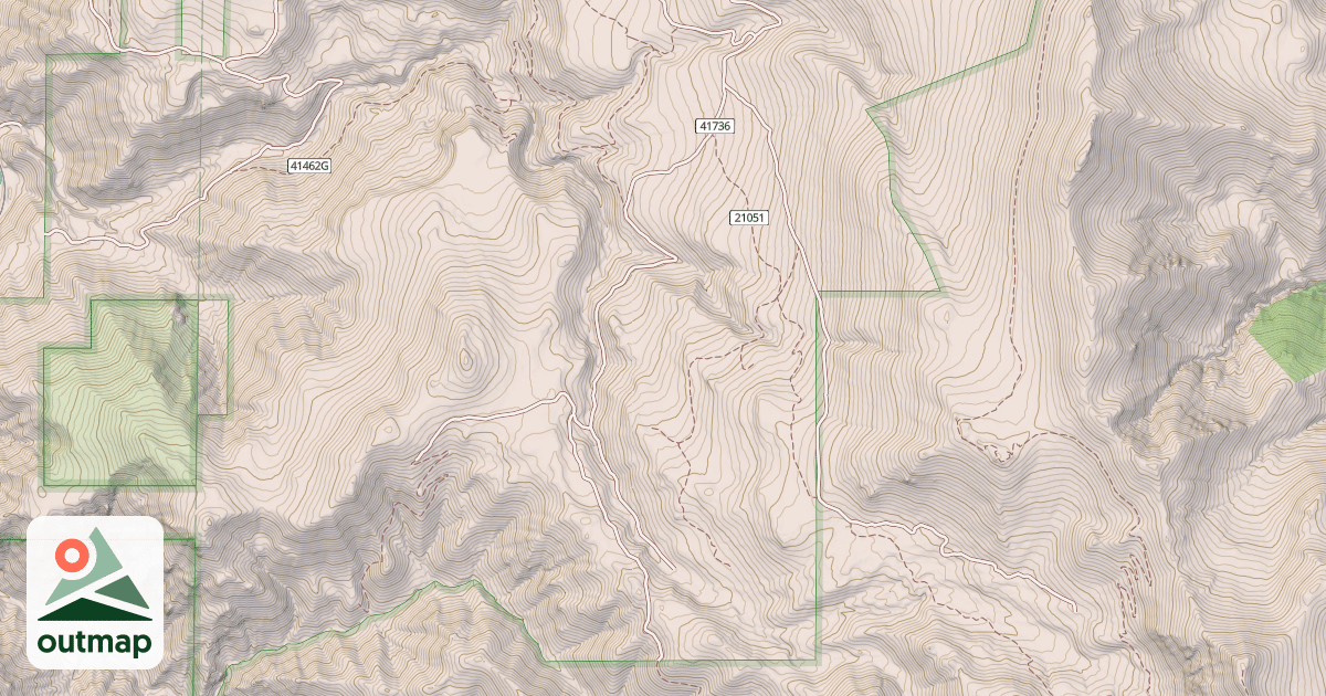 Map of BRONCO CANYON