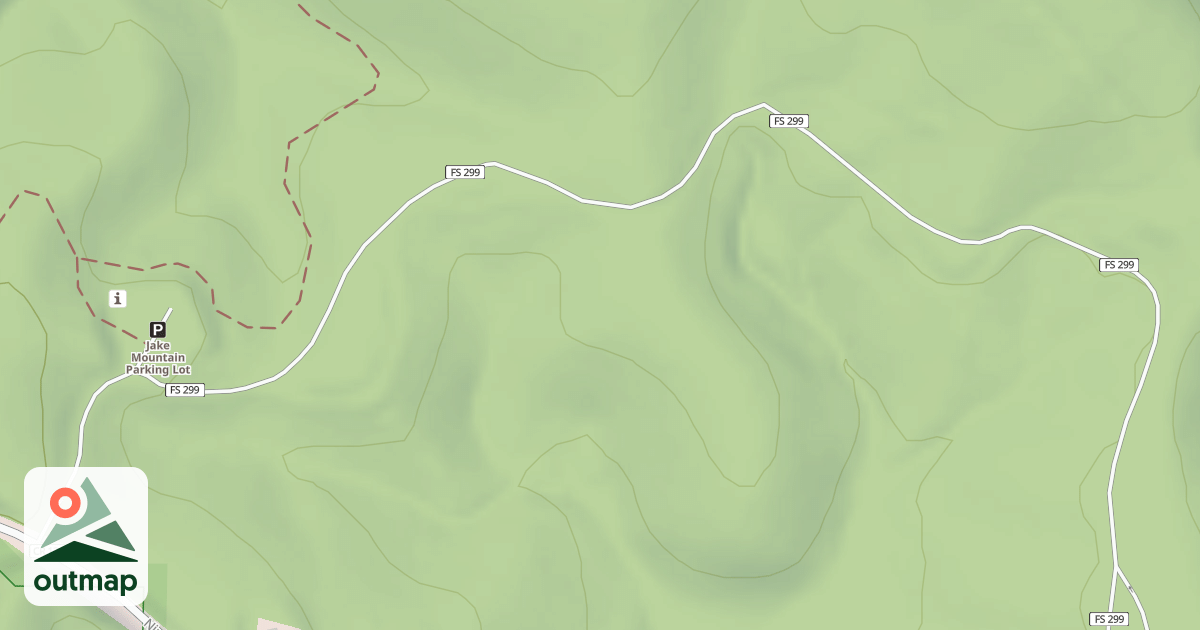 Map of JAKE MTN.