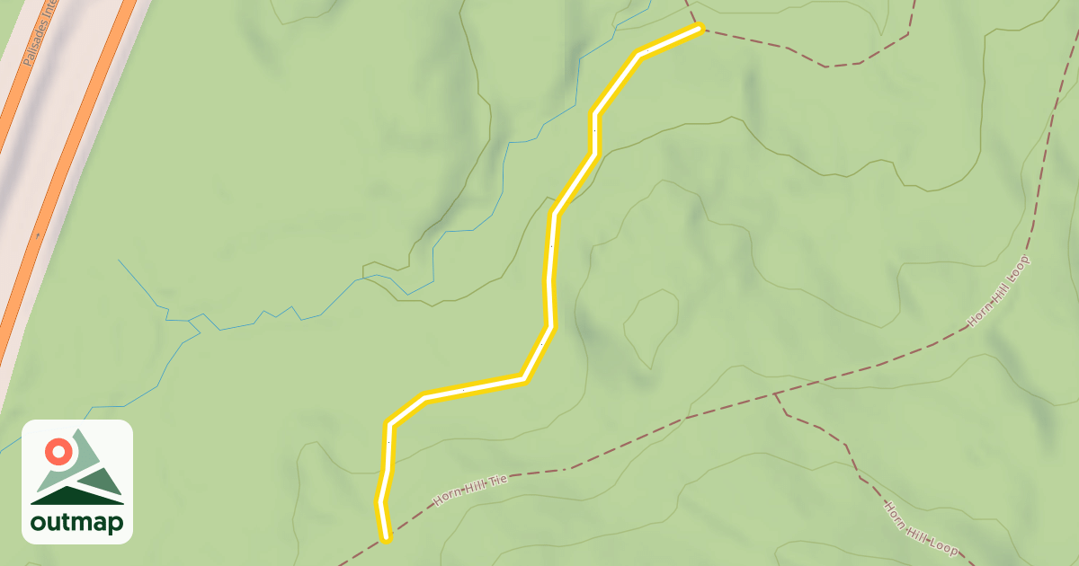 Map of Horn Hill Loop