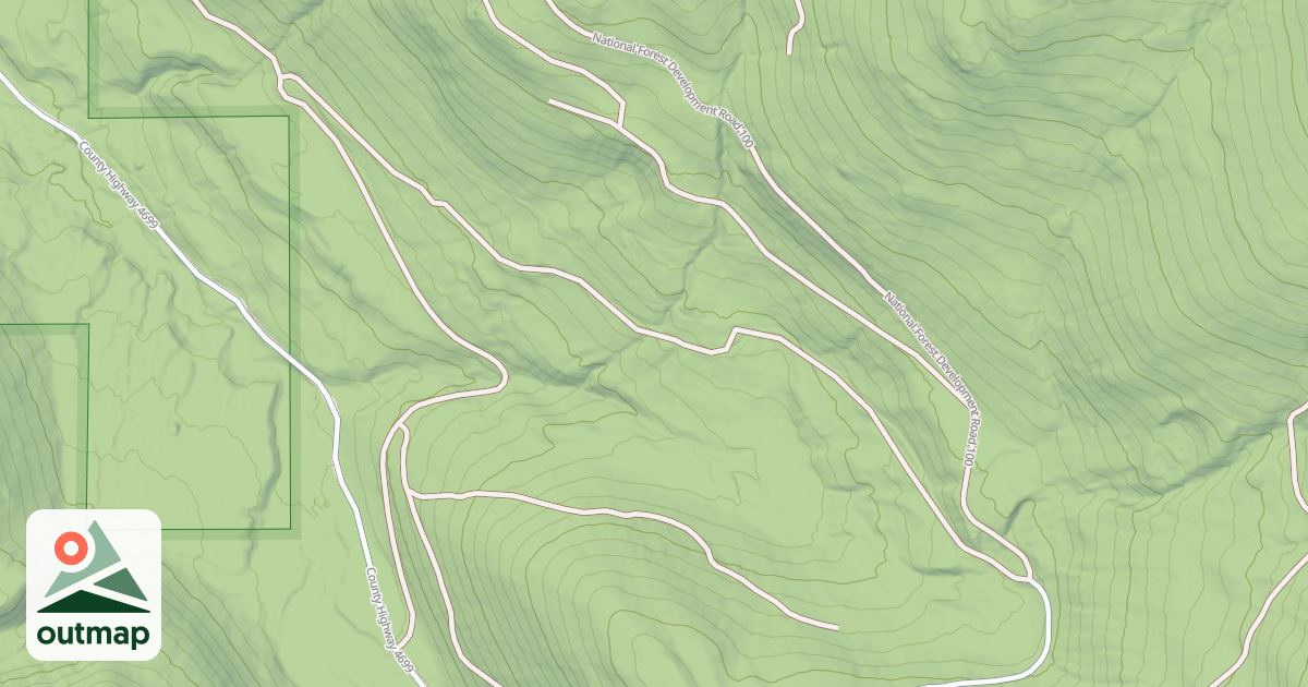 Map of ALADDIN MTN