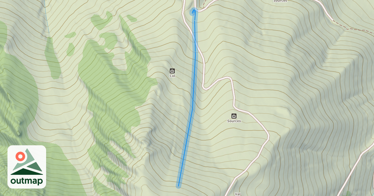 Map of Combe de Courret