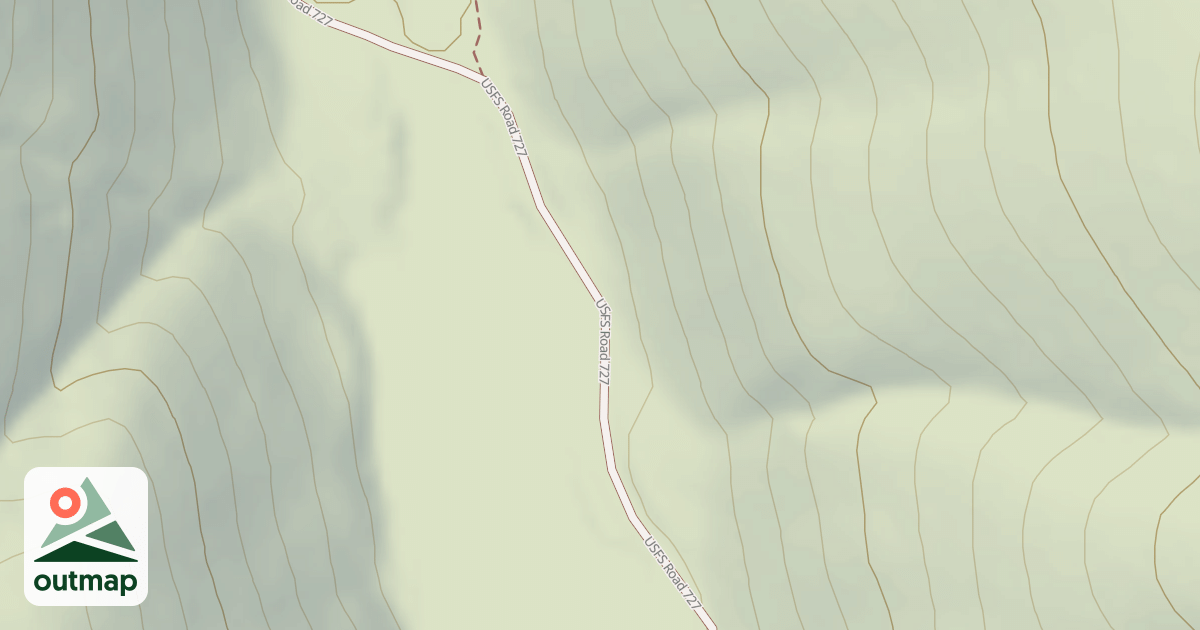 Map of (FDR) REIMEL CREEK
