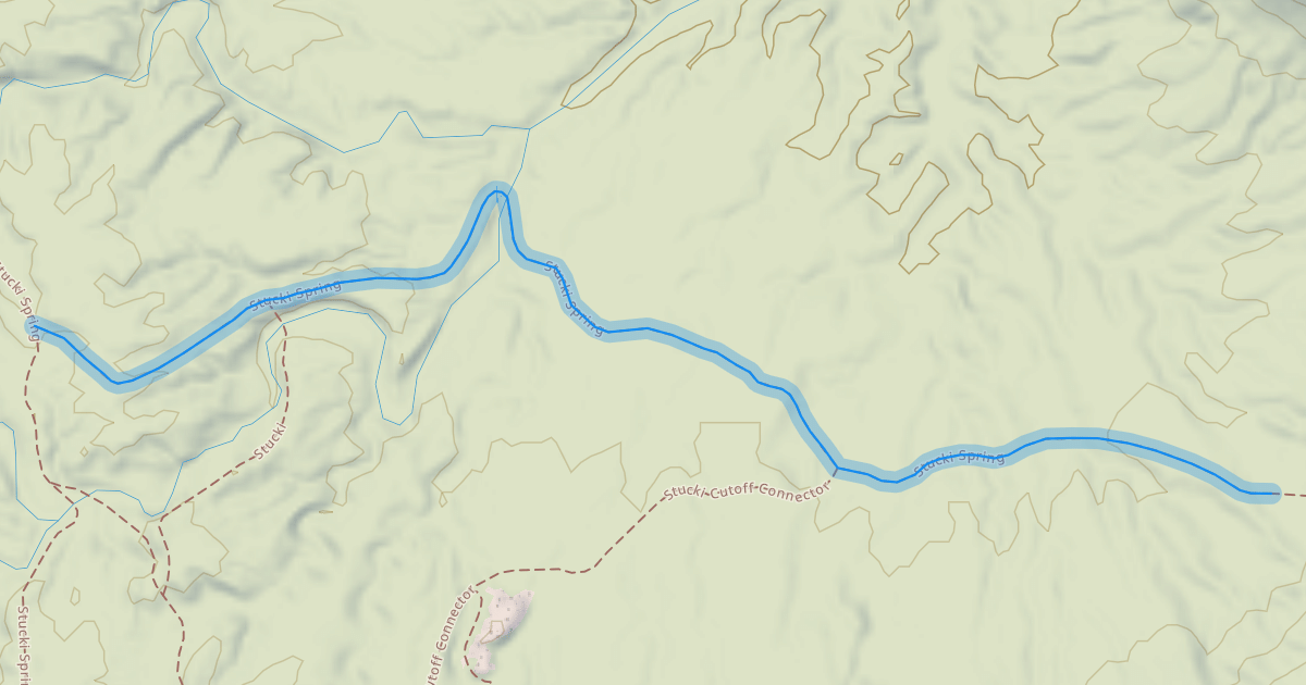 Map preview of Stucki Spring