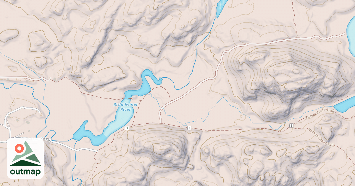 Map of KERSEY LAKE