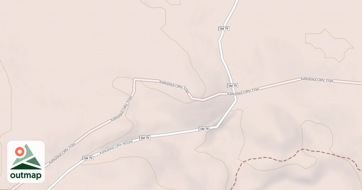 Map of Kalkaska Trail
