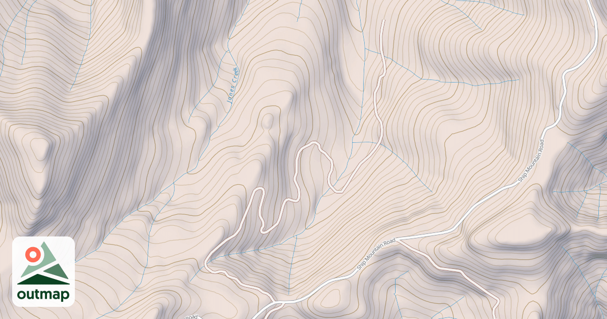 Map of SHIP MTN.