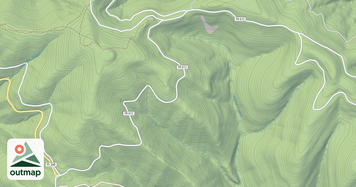 Map of CDA DECEPTION CREEK