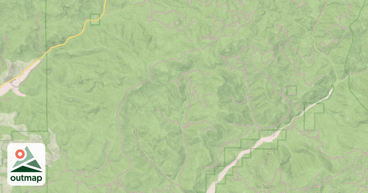 Map of Green Mountain Ohv