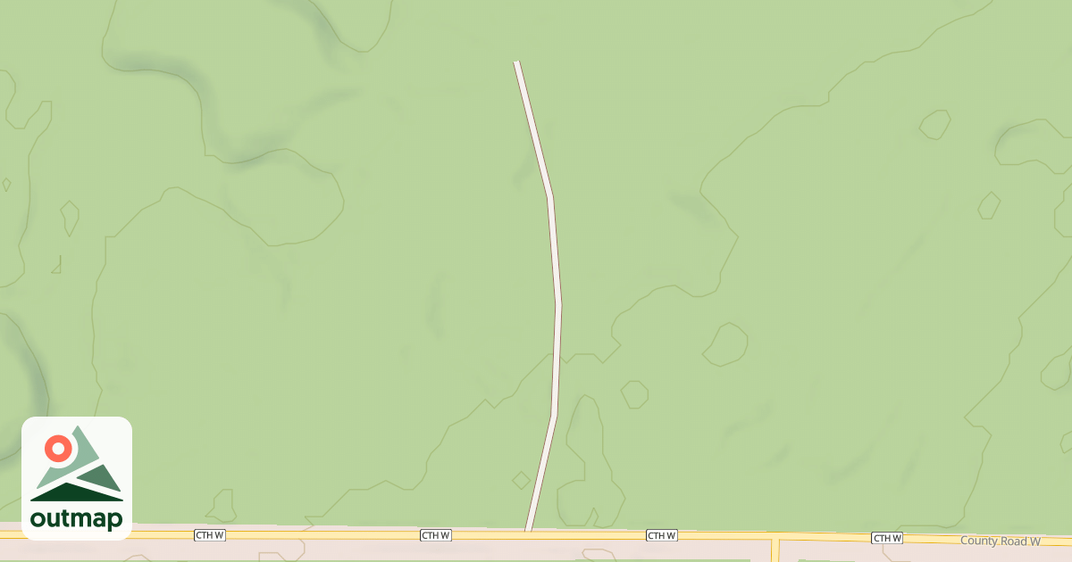 Map of COUNTY W SPUR