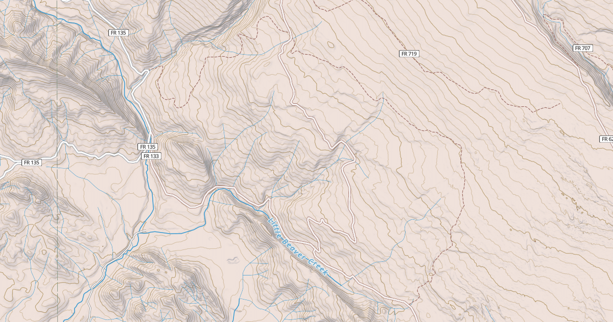 Map preview of ROCKY CANYON