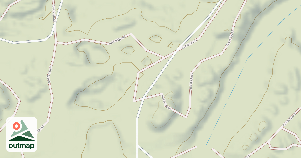 Map of Interlake State Recreation Area Trails