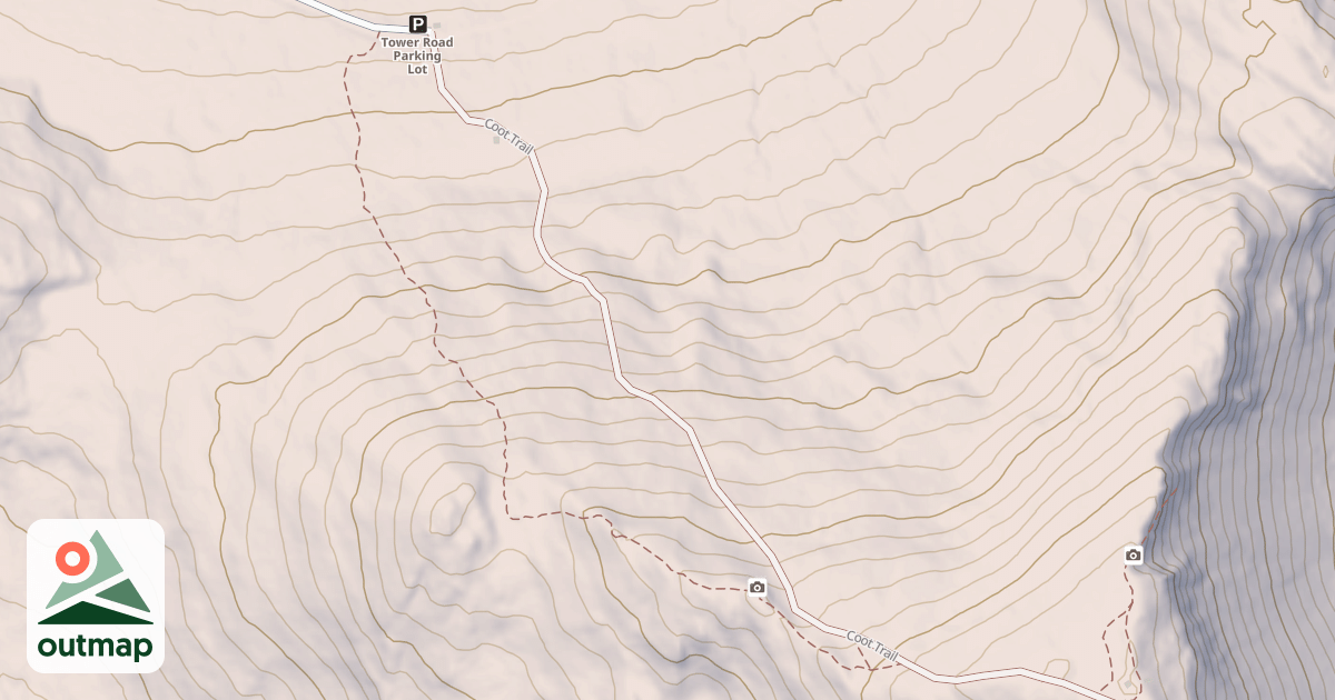 Map of Coot Trail