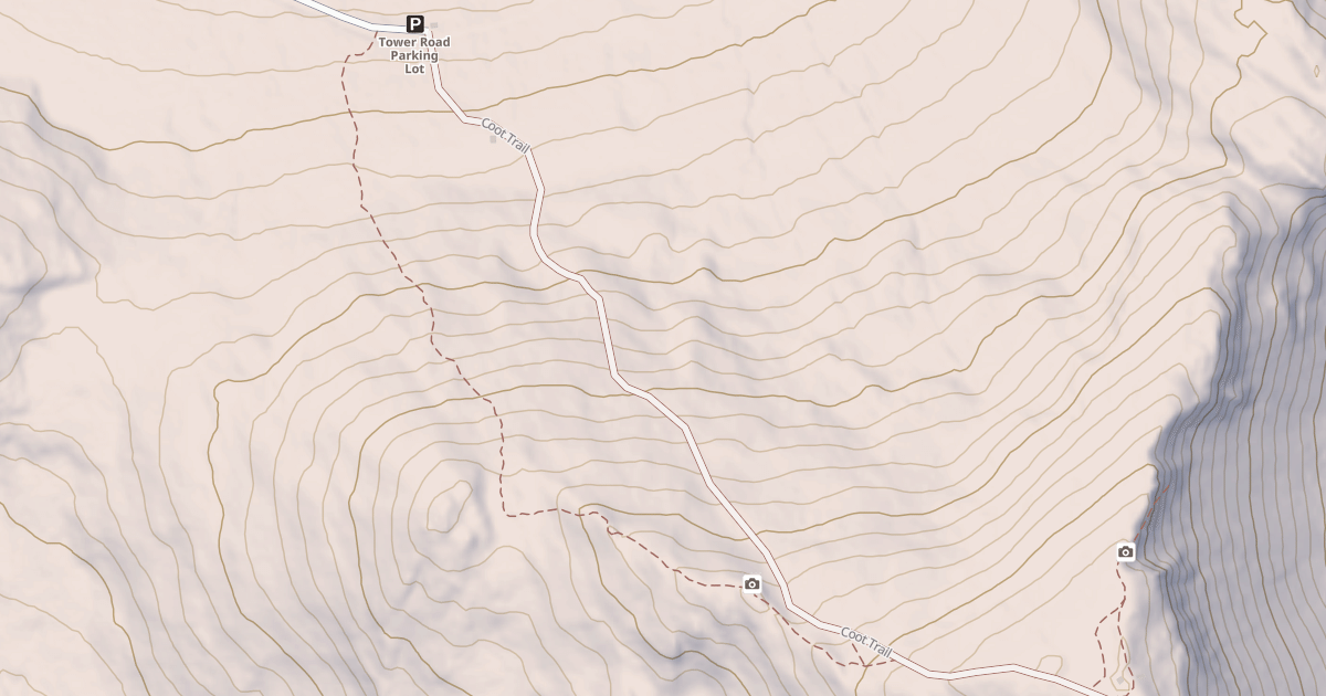 Map preview of Coot Trail