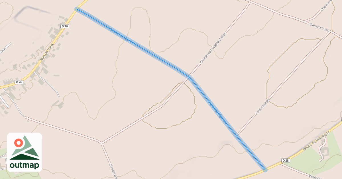 Map of Chemin de l'Épinette