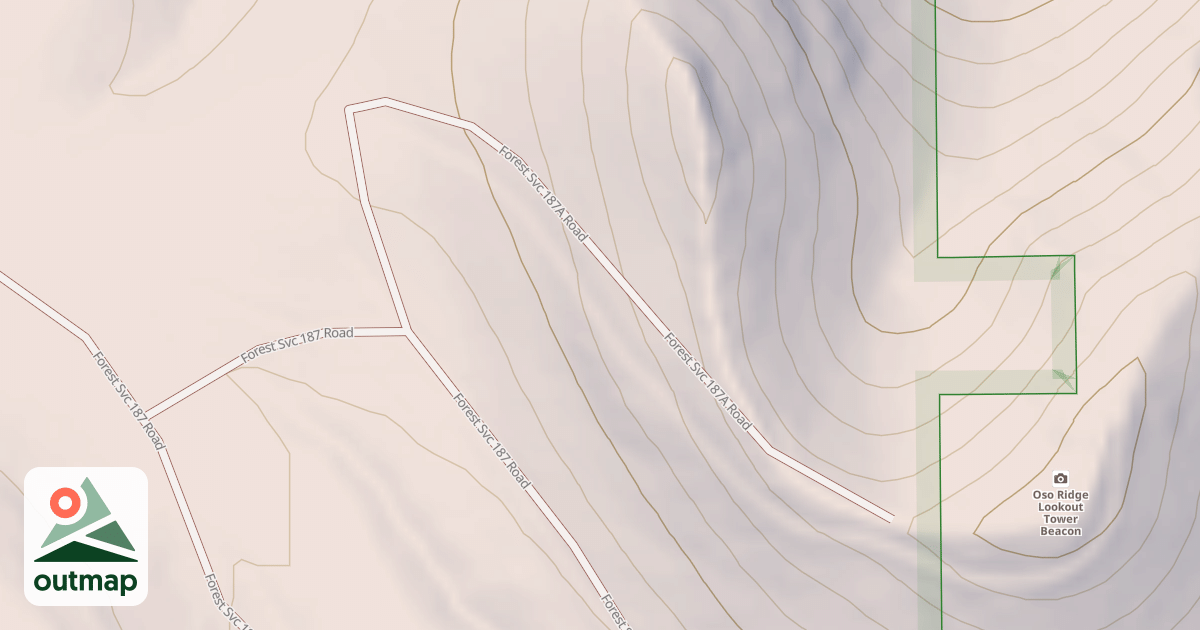 Map of USFS Motor Vehicle Use Map Roads {EBE2E8D0-C4A1-4CAD-B9EB-5278F60AF48B}