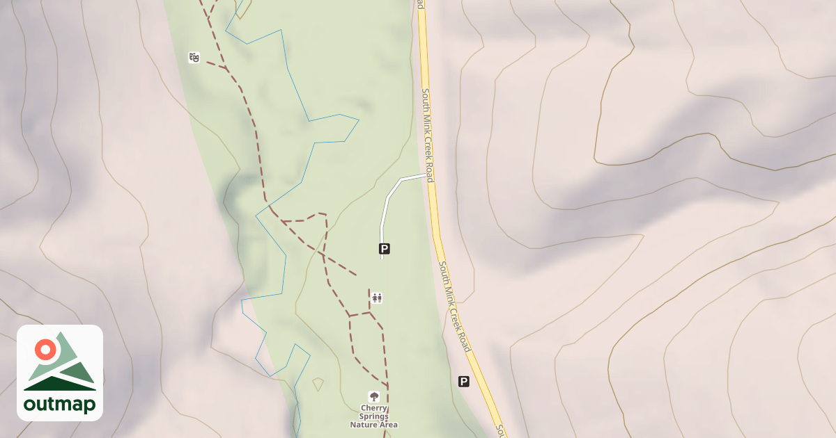Map of CHERRY SPRINGS NATURE AREA