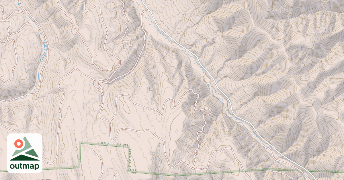Map of CRAIG'S CABIN ROAD