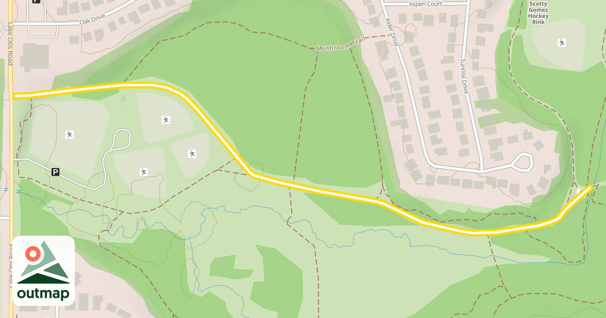 Map of Chester Creek Trail