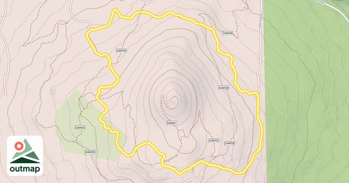 Map of Ernie's Stairway to Heaven