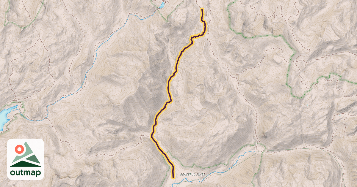 Map of Arnot Creek Trail