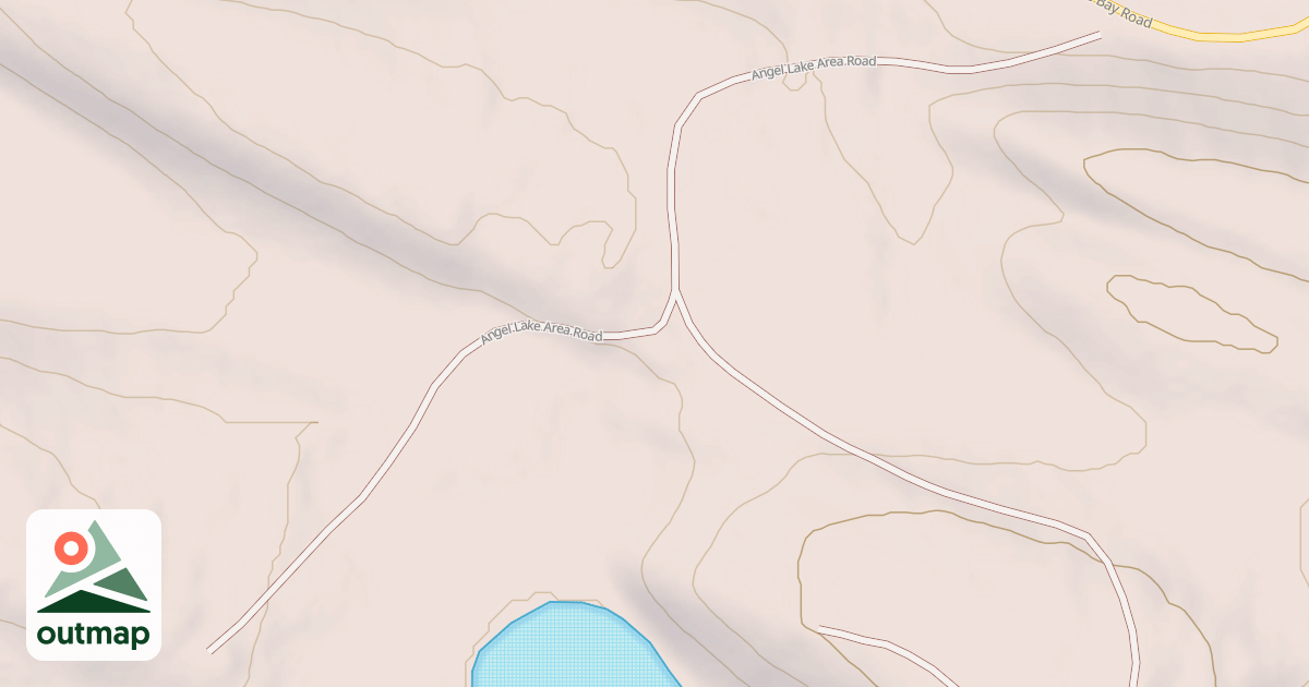Map of ANGEL LAKE AREA