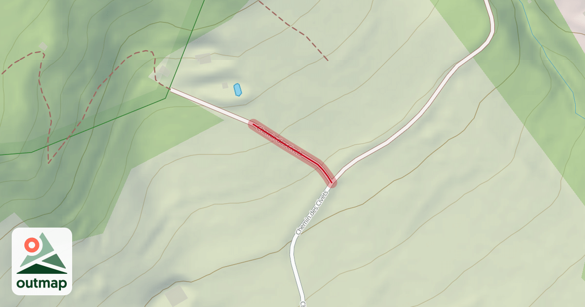 Map of Chemin des Civets