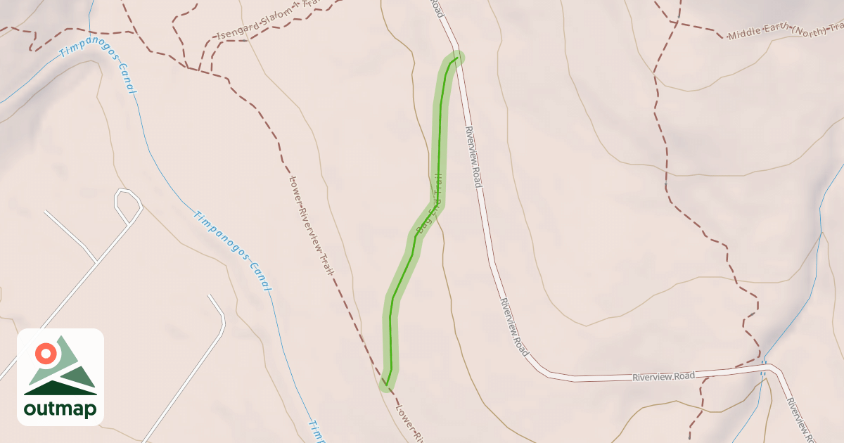 Map of Bag End Trail