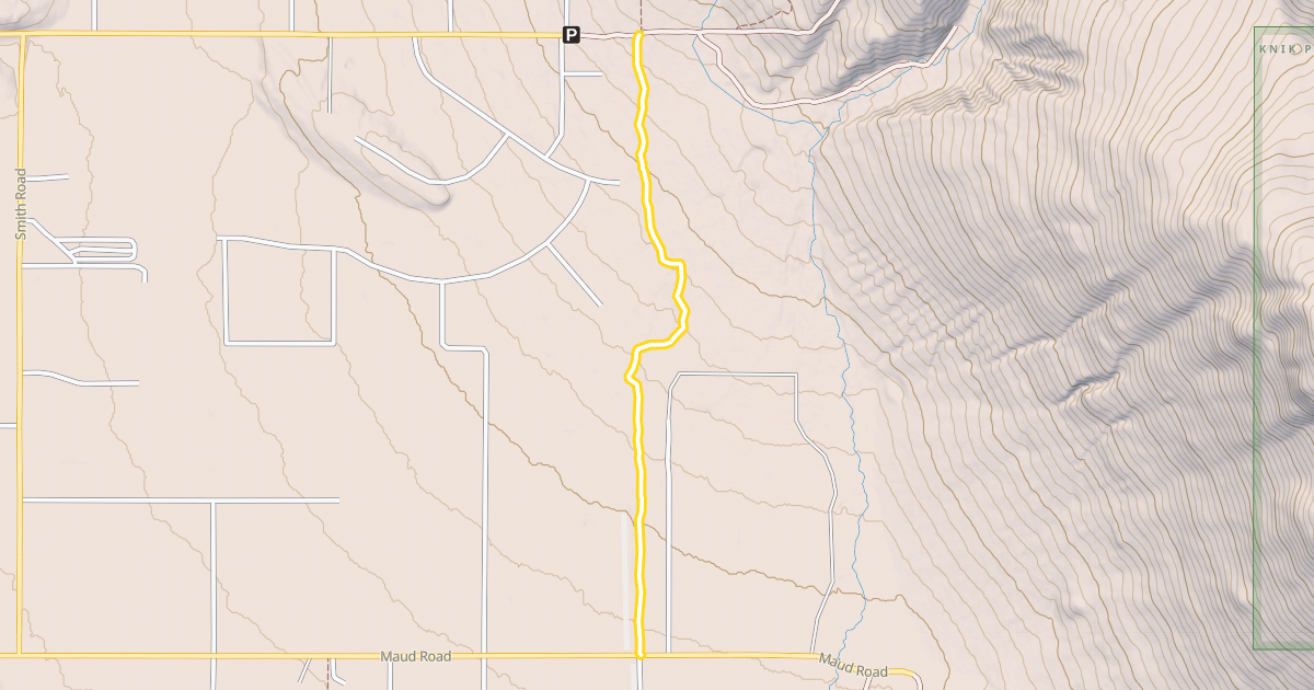 Map preview of Morgan Horse Trail