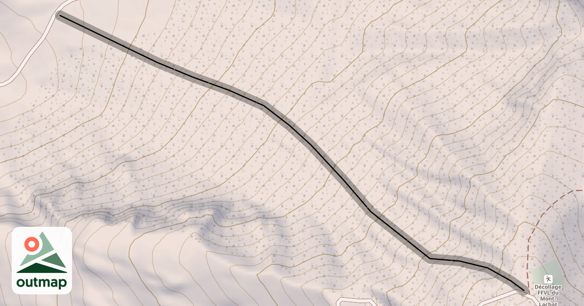 Map of La Noire du Lachat
