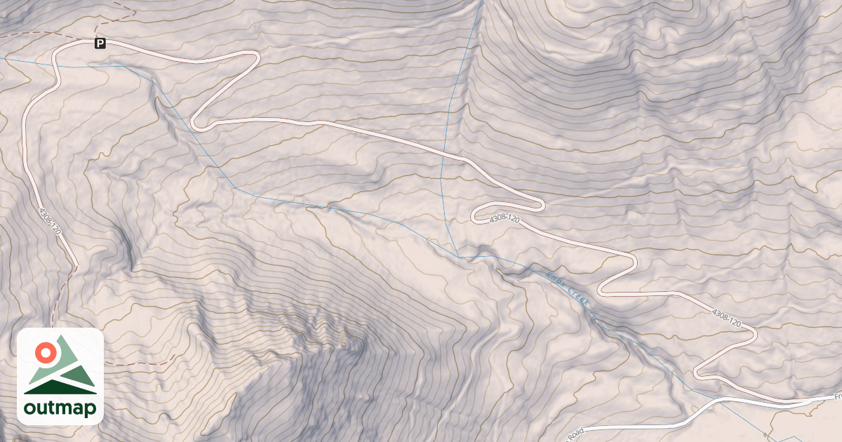 Map of KNOX CREEK